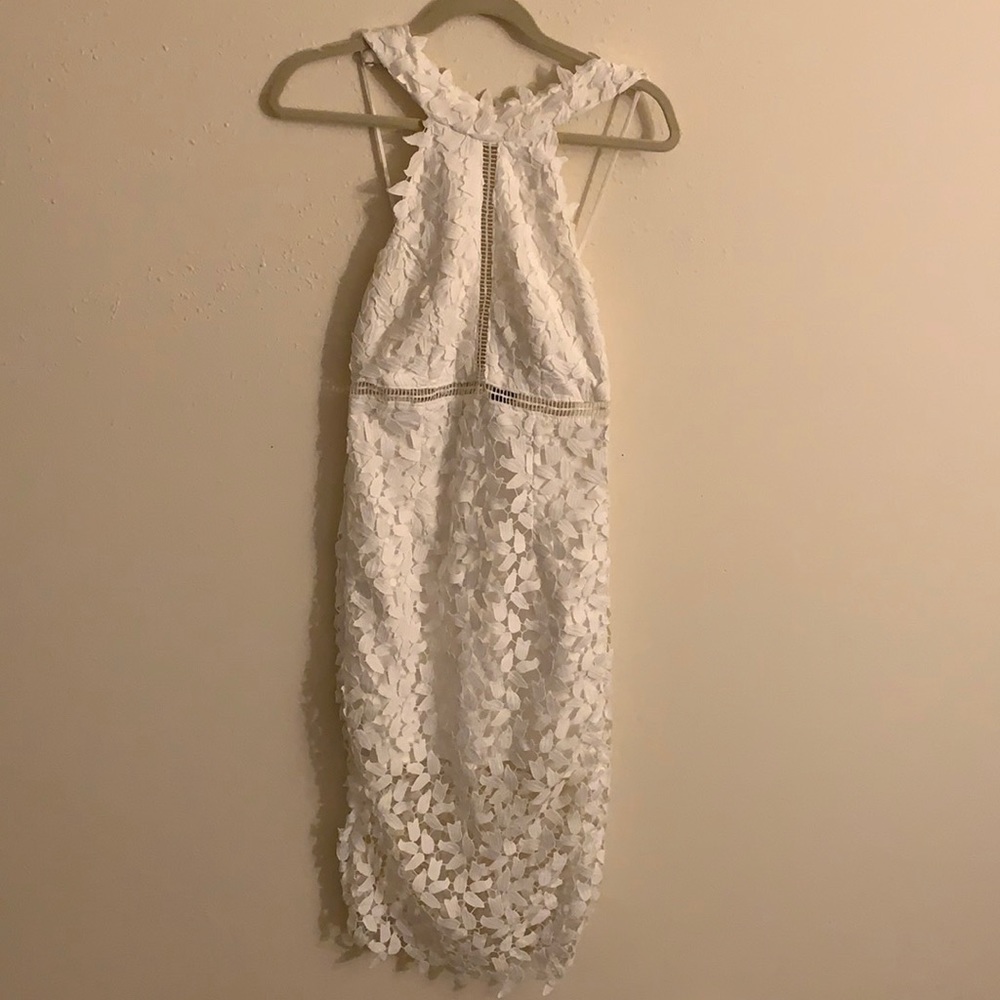 Bardot lace dress